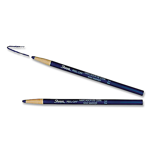 Sharpie Peel-Off China Markers, Blue, Dozen (1764000)