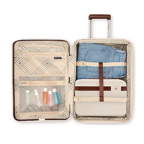 Samsonite Virtuosa Hardside Spinner Suitcase, 10 x 14.5 x 20.5, Off White (1491761627)