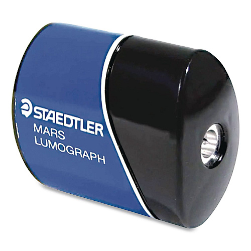 Staedtler Mars Lumograph Manual Pencil Sharpener, 2.5", Blue (511100BKA6)