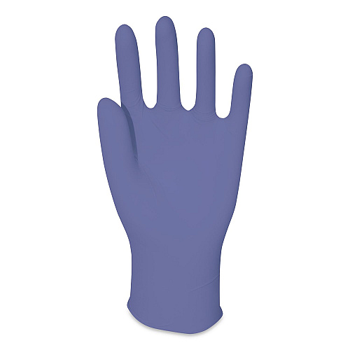 AMBITEX N5201 Series Powder-Free Nitrile Gloves, Small, 9" Long, Blue, 100/Box, 10 Boxes/Carton (NSM5201CT)