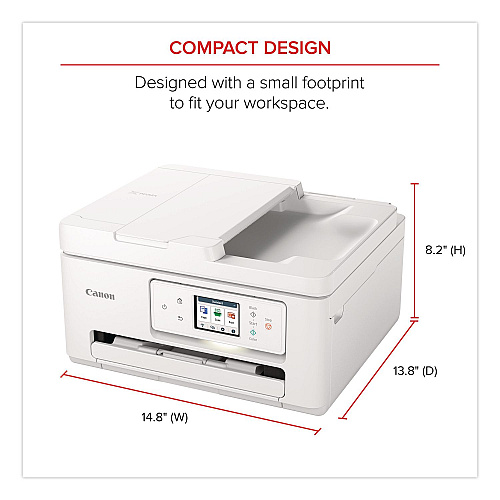 Canon PIXMA TR7820 Inkjet Printer, Copy/Print/Scan (6258C002)