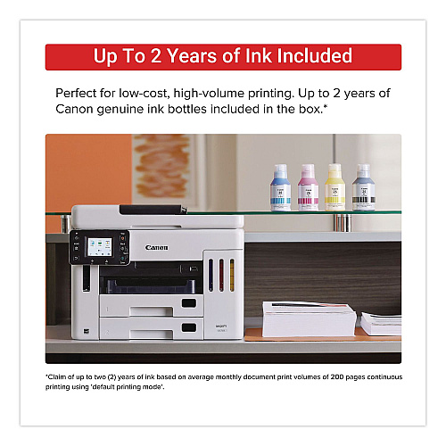 Canon MegaTank GX7120 All-in-One Printer, Copy/Fax/Print/Scan (6880C002)