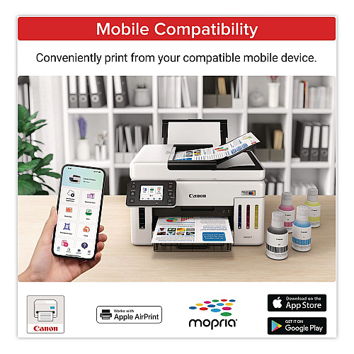 Canon MegaTank GX6120 All-in-One Printer, Copy/Print/Scan (6882C002)