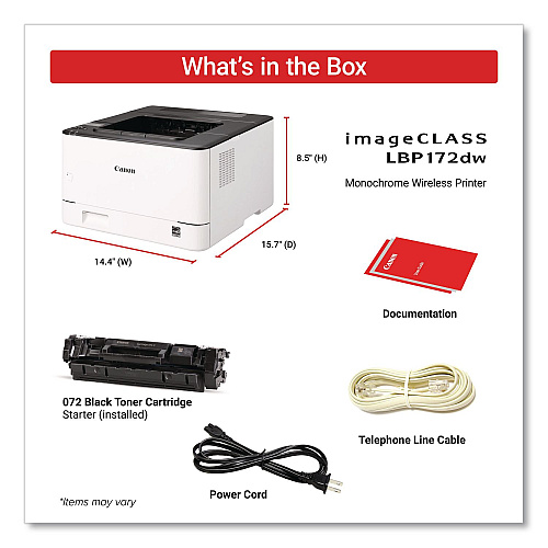 Canon imageCLASS LBP172DW Wireless Laser Printer (6353C004)