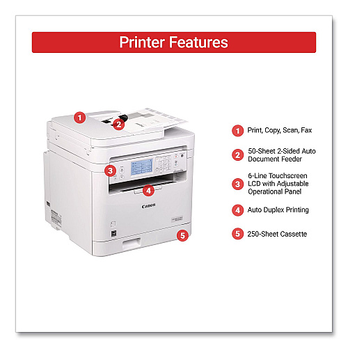 Canon imageCLASS MF289dw, Copy/Fax/Print/Scan (6354C005)