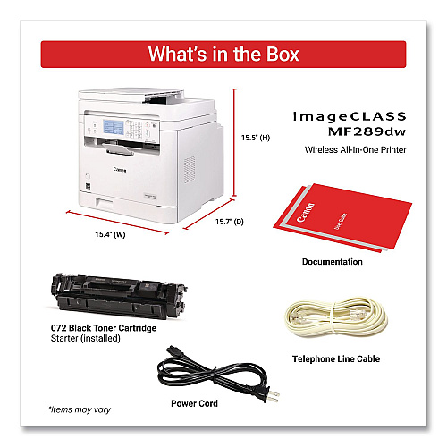 Canon imageCLASS MF289dw, Copy/Fax/Print/Scan (6354C005)