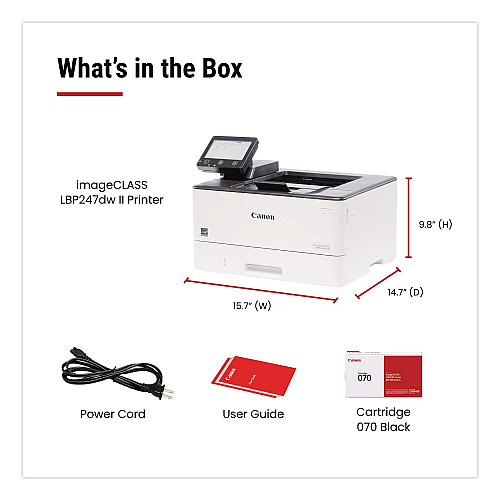 Canon imageCLASS LBP247dw II Wireless Laser Printer (7187C004)