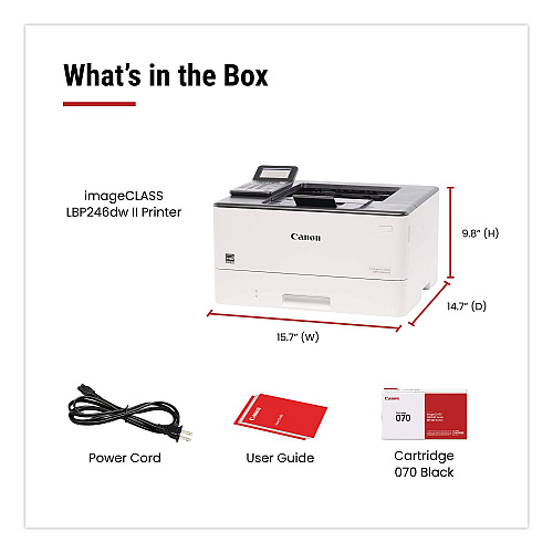 Canon imageCLASS LBP246dw II Wireless Laser Printer (7187C005)