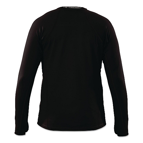 ergodyne N-Ferno 6435 Midweight Long Sleeve Base Layer Shirt, Small, Black (40202)