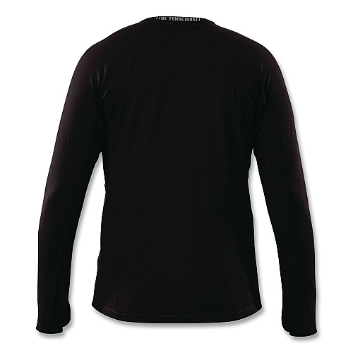 ergodyne N-Ferno 6435 Midweight Long Sleeve Base Layer Shirt, 5X-Large, Black (40209)