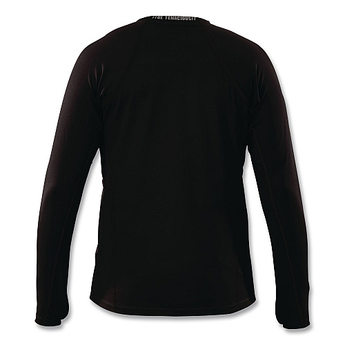 ergodyne N-Ferno 6435 Midweight Long Sleeve Base Layer Shirt, 4X-Large, Black (40208)