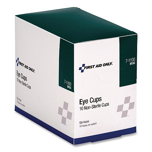 First Aid Only Non-Sterile Eye Cups, 10/Box (71100)