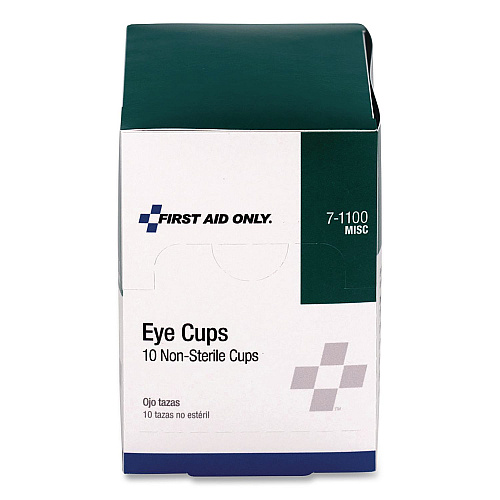 First Aid Only Non-Sterile Eye Cups, 10/Box (71100)