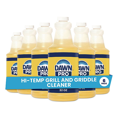 DAWN PRO Hi-Temp Grill and Griddle Cleaner, 32 oz Bottle, 6/Carton (26520)