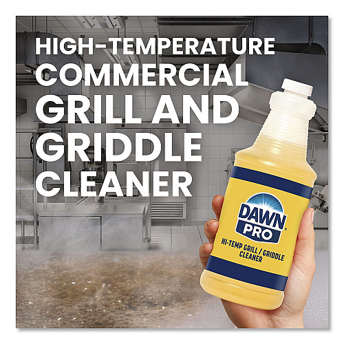 DAWN PRO Hi-Temp Grill and Griddle Cleaner, 32 oz Bottle, 6/Carton (26520)