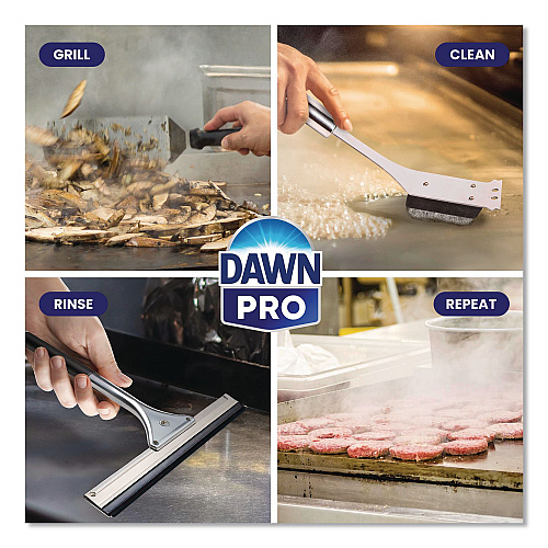 DAWN PRO Hi-Temp Grill and Griddle Cleaner, 32 oz Bottle, 6/Carton (26520)