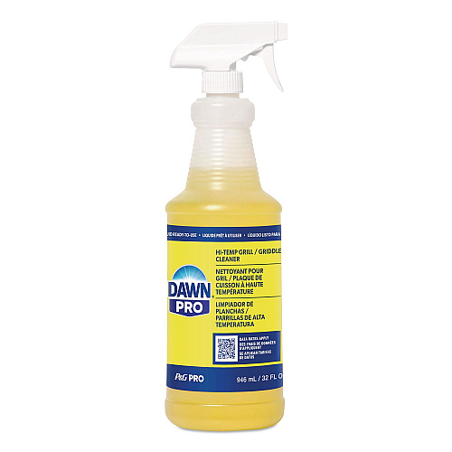 DAWN PRO Hi-Temp Grill and Griddle Cleaner, 32 oz Bottle, 6/Carton (26520)