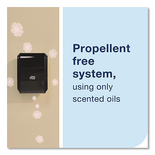Tork Constant Air Freshener Dispenser, 3.93 x, 4.72 x 5.98, Black, 6/Carton (256023)