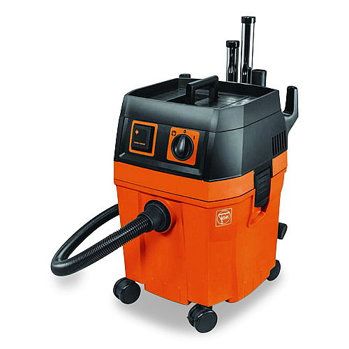 Fein Turbo II HEPA Dust Extractor Set, 8.4 gal Tank Capacity, Orange/Black (92036060990)