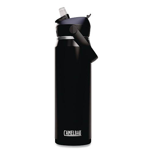 CamelBak Thrive FlipStraw Stainless Steel Vacuum Insulated Water Bottle, 32 oz, Navy (2855405001)
