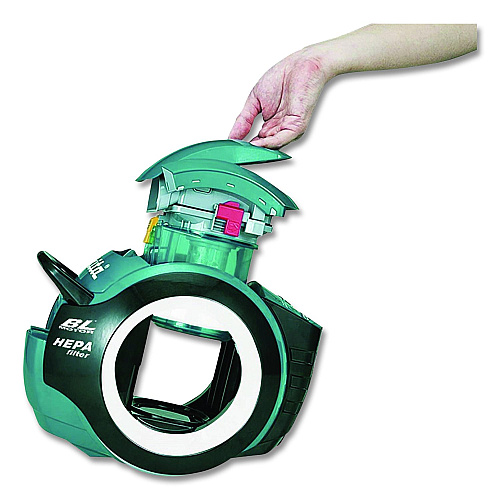 Makita LXT Lithium-Ion Brushless Cordless Cyclonic Canister HEPA Filter Vacuum (Tool Only), Black/Teal/White (DCL501Z)