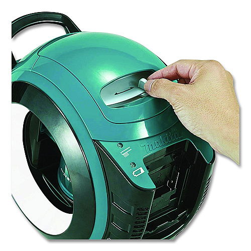Makita LXT Lithium-Ion Brushless Cordless Cyclonic Canister HEPA Filter Vacuum (Tool Only), Black/Teal/White (DCL501Z)