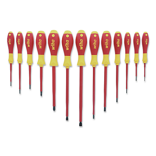Wiha 13-Piece Insulated SoftFinish Screwdriver Set (32094)