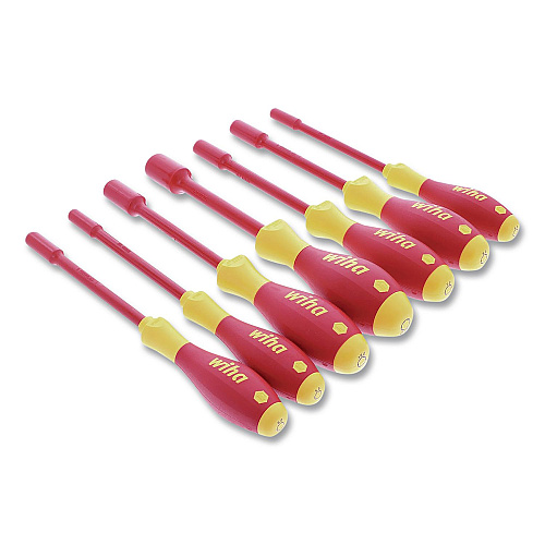 Wiha 7-Piece Insulated SoftFinish Metric Nut Driver Set (32293)