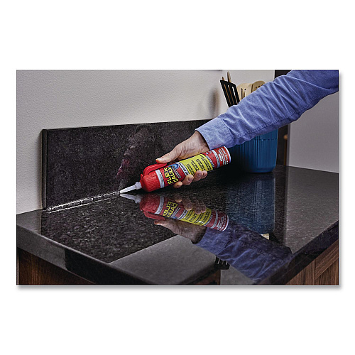 Flex Seal Flex Caulk Hi-Performance Hybrid Caulk, 6.6 oz Aerosol Can, Dries Clear, 4/Carton (CFSCLRR675)