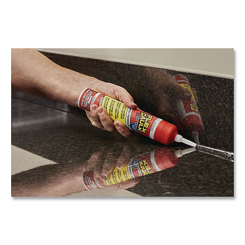 Flex Seal Flex Caulk Hi-Performance Hybrid Caulk, 6.6 oz Aerosol Can, Dries Clear, 4/Carton (CFSCLRR675)