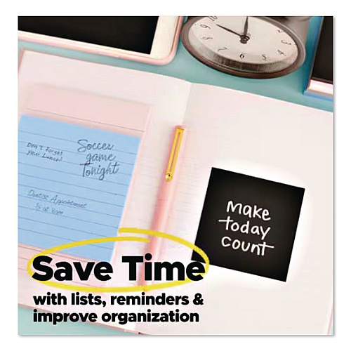 Post-it Pads in Simply Serene Colors, 3 x 3, 90 Sheets/Pad, 5 Pads/Pack (7100262826)
