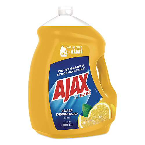 Ajax Dish Detergent, Lemon Scent, 145 oz Bottle, 4/Carton (61049651CT)
