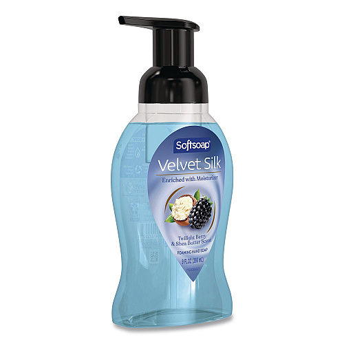 Softsoap Velvet Silk Foaming Liquid Hand Soap, Twilight Berry and Shea Butter, 9 oz, 6/Carton (61052556CT)