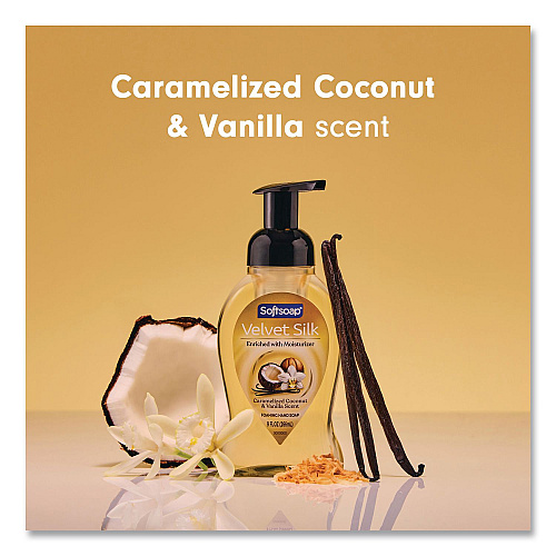 Softsoap Liquid Hand Soap Foam, Coconut, 9 oz, 6/Carton (61052504CT)