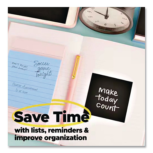 Post-it Pads in Simply Serene Colors, Unruled, 3 x 3, (2) Pads of 45 Sheets, (1) Pad of 35 Sheets, 3 Pads/Pack (7100332298)