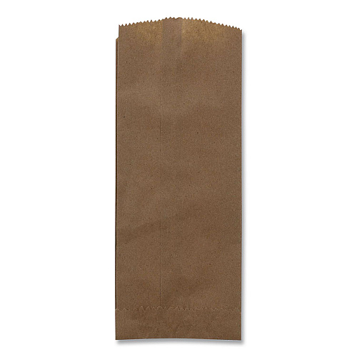 Ross & Wallace Paper Products Grocery Paper Bags, Liquor Pint Size, 35# Basis Weight, 4 x 2.5 x 11.5, Brown, 500/Bundle (20331500)