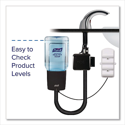 PURELL CX10 Counter Mount Soap Dispenser with Metal Spout Fixture, 2,000 mL, 2.28 x 5.82 x 4.04, Chrome (894001)
