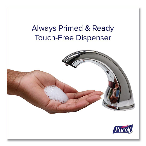 PURELL CX10 Counter Mount Soap Dispenser, 2,000 mL, 2.28 x 5.82 x 4.04, Chrome (892001)
