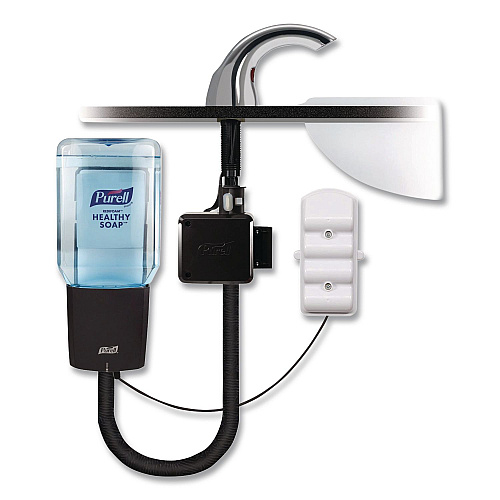 PURELL CX10 Counter Mount Soap Dispenser, 2,000 mL, 2.28 x 5.82 x 4.04, Chrome (892001)