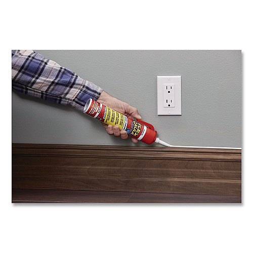 Flex Seal Flex Caulk Hi-Performance Hybrid Caulk, 9 oz Aerosol Can, Dries White, 4/Carton (CFSWHTR675)