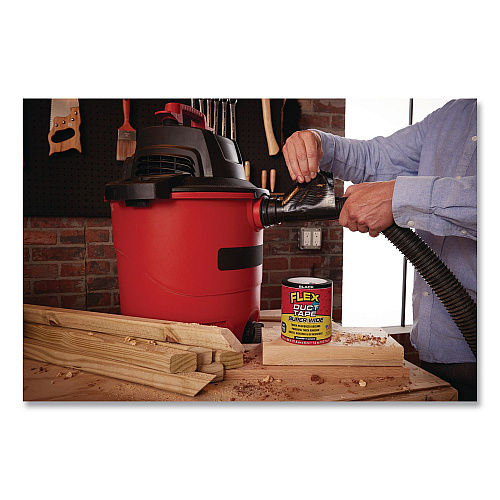 Flex Seal Flex Super Wide Duct Tape, 4" Core, 39 mil Thick, 4.6" x 20 ft, Black, 6/Carton (DTBLKR4620)
