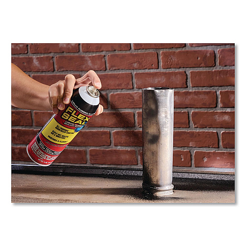 Flex Seal Liquid Rubber Sealant Coating Aerosol, 14 oz Aerosol Can, Dries Brown, 6/Carton (FSBRNR20)