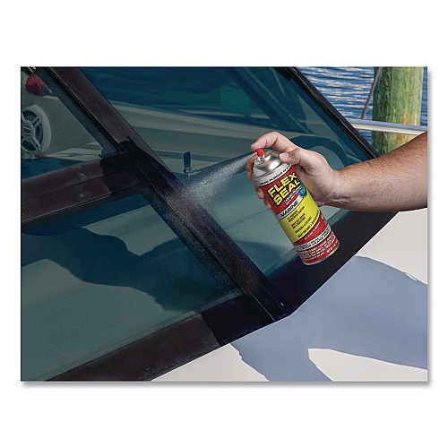 Flex Seal Liquid Rubber Sealant Coating Aerosol, 2 oz Aerosol Can, Dries Clear, 12/Carton (FSCLRMINI)