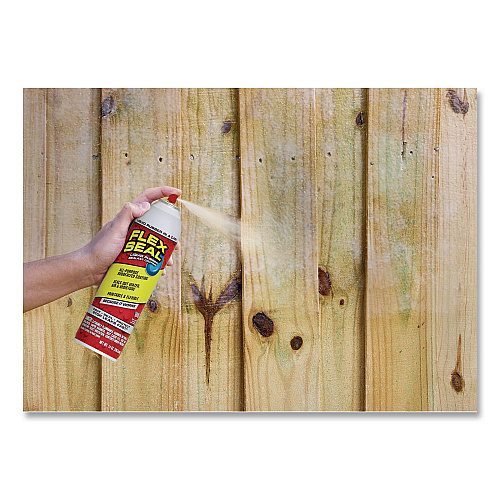 Flex Seal Liquid Rubber Sealant Coating Aerosol, 2 oz Aerosol Can, Dries Clear, 12/Carton (FSCLRMINI)