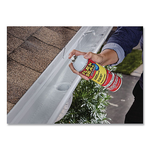 Flex Seal Liquid Rubber Sealant Coating Aerosol, 14 oz Aerosol Can, Dries Gray, 6/Carton (FSGRYR20)