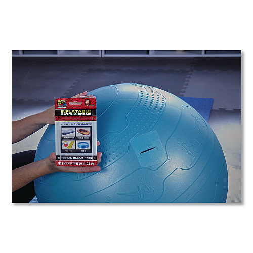 Flex Seal Inflatable Patch and Repair, 3" x 4", Clear, 8/Carton (KITPVC3X44)