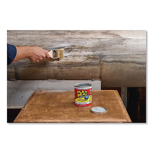 Flex Seal Liquid Rubber Sealant Coating Liquid, 16 oz Can, Dries Clear, 6/Carton (LFSCLRR16)