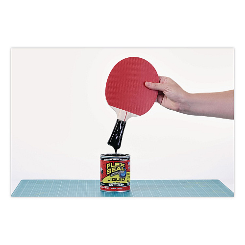 Flex Seal Liquid Rubber Sealant Coating Liquid, 16 oz Can, Dries Black, 6/Carton (LFSBLKR16)