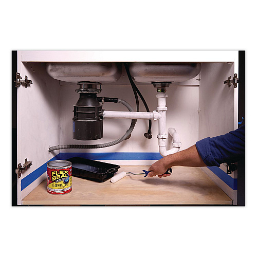 Flex Seal Liquid Rubber Sealant Coating Liquid, 32 oz Can, Dries Clear, 6/Carton (LFSCLRR32)