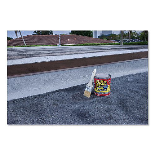 Flex Seal Liquid Rubber Sealant Coating Liquid, 32 oz Can, Dries Gray, 6/Carton (LFSGRYR32)
